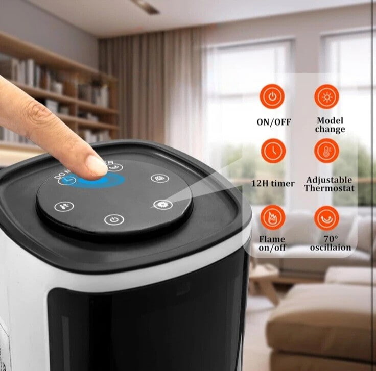 Pannello touch Column Heater